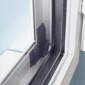 gouttière fenêtre frappe aluminium ouvrant caché sur mesure