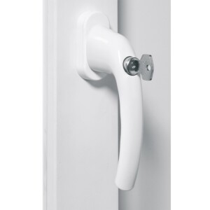 Fenêtre frappe Alu ouvrant caché 1 vantail blanc RAL 9016 vitrage imprimé 200 – Image 8