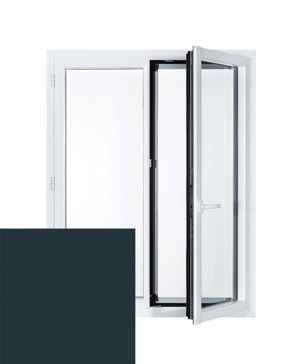 fenêtre alu gris 7016