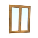 fenetre frappe bois chene 2 vantaux