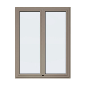 Fenêtre frappe Alu ouvrant visible 1 vantail gris anthracite 7016 aération mini esea